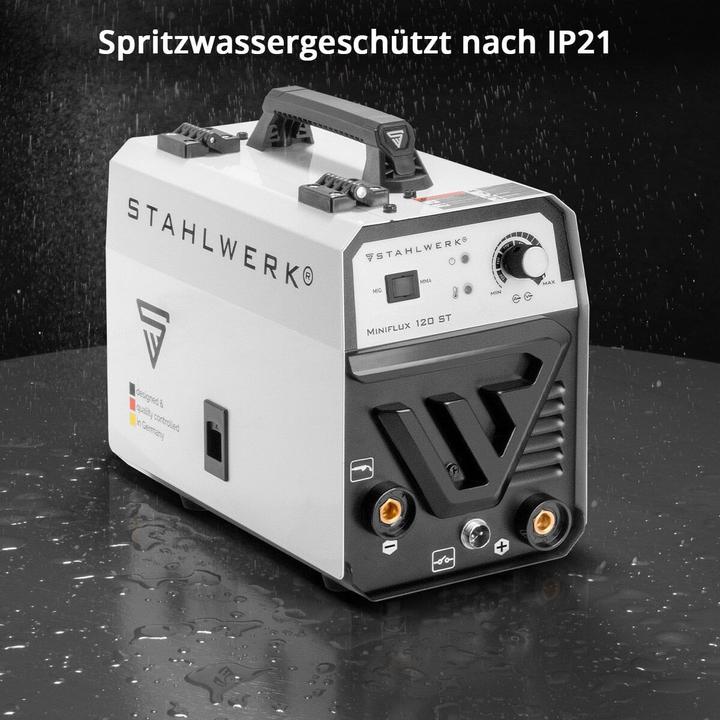 Actual product image Stahlwerk Welding machine Mini FLUX 120 ST with ARC | MMA function with 120 amps