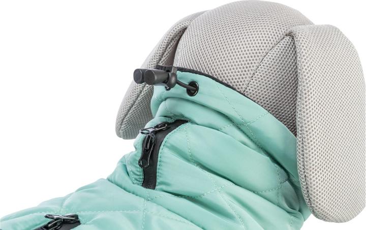 Actual product image Trixie CityStyle Oslo coat, recycled, S, 36 cm, Jade (S, Dog coat)
