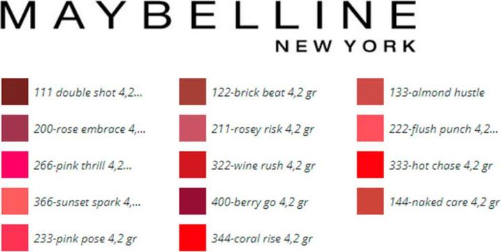 Actual product image Maybelline New York Color Sensational (122 Brick Beat)
