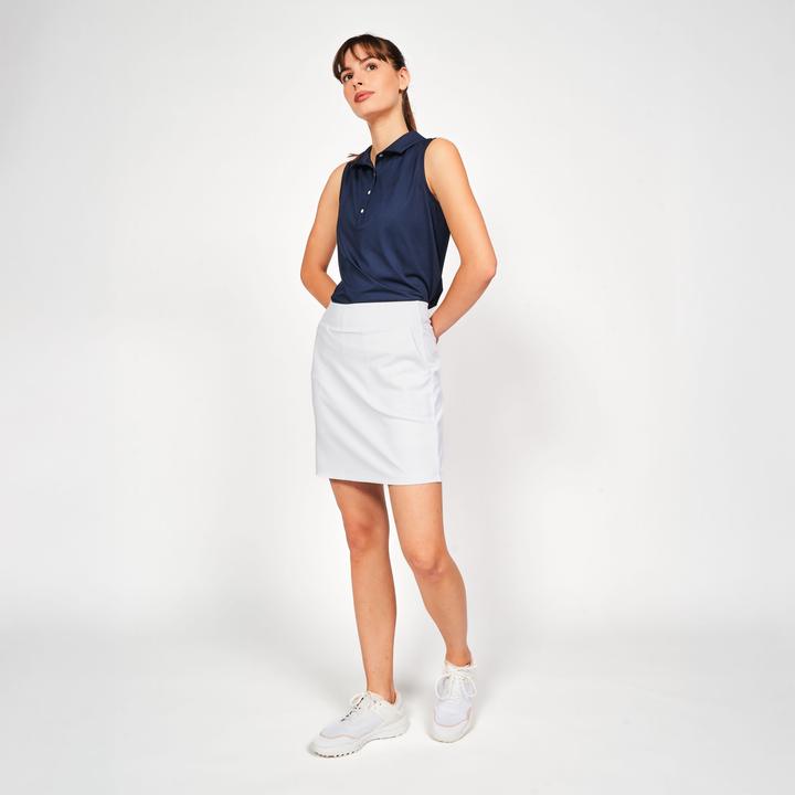 Immagine prodotto Inesis Damen Golf Poloshirt ärmellos - WW500 marineblau (L)