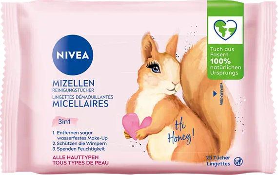 Image du produit NIVEA Lingettes nettoyantes micellaires 3en1 Multipack 6 x 25 pièces (Chiffons de nettoyage)