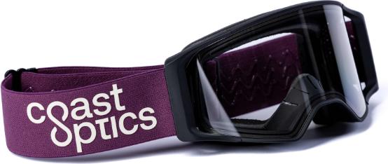 Image du produit Coast Optics Alta 2 Goggle schwarz, Band violett mit klarem Glas