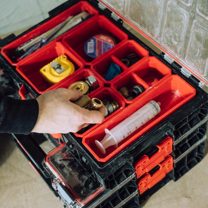 Produktbild Tool Brothers Toolbrothers RHINO L Organizer ECO Höhe L Boxen 452 x 358 x 79 mm 6 l stapelbar IP54