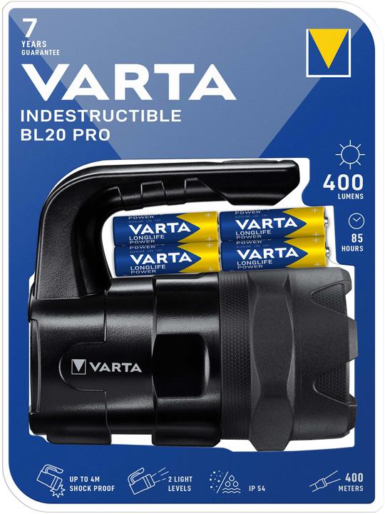 Actual product image Varta Indestructible BL20 Pro (15 cm, 400 lm)