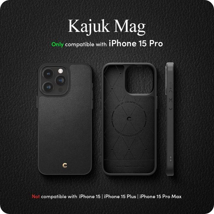 Produktbild Cyrill Kajuk MAG iPhone 15 Pro 6.1" Magsafe czarny/black ACS06769 (Apple iPhone 15 Pro)