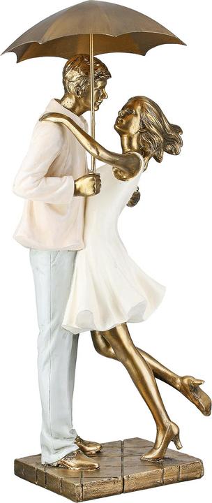 Gilde Skulptur Paar Love in the rain