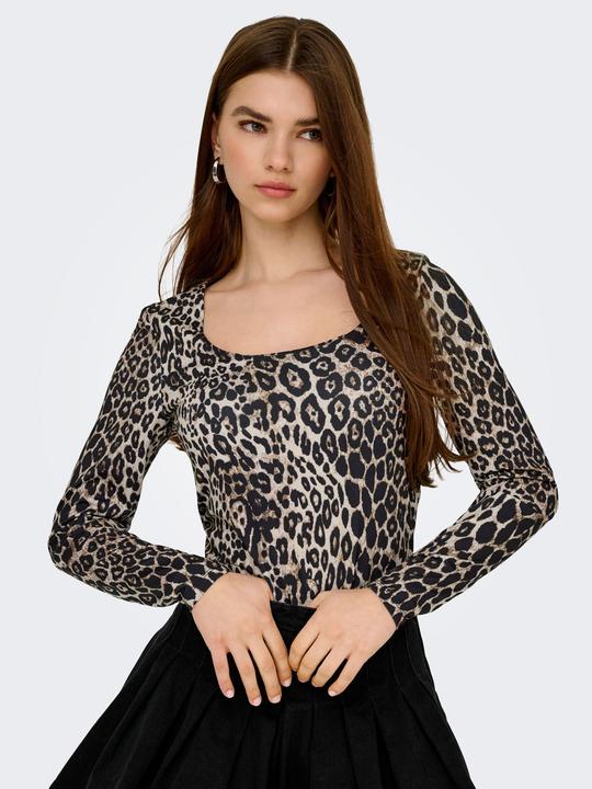 Produktbild Only Onllone Aop L/S Two Way Top Jrs (XS)