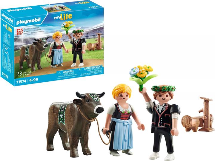 Produktbild Playmobil Siegerehrung Schwingerkönig (71574, Playmobil My Life)