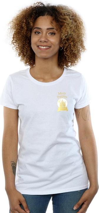 Actual product image Disney Womens/Ladies Mary Poppins Snowball Chest Cotton T-Shirt (M)
