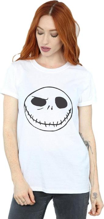 Immagine prodotto Disney Nightmare Before Christmas Jack's Big Face Maglietta Ampia Donna (S)