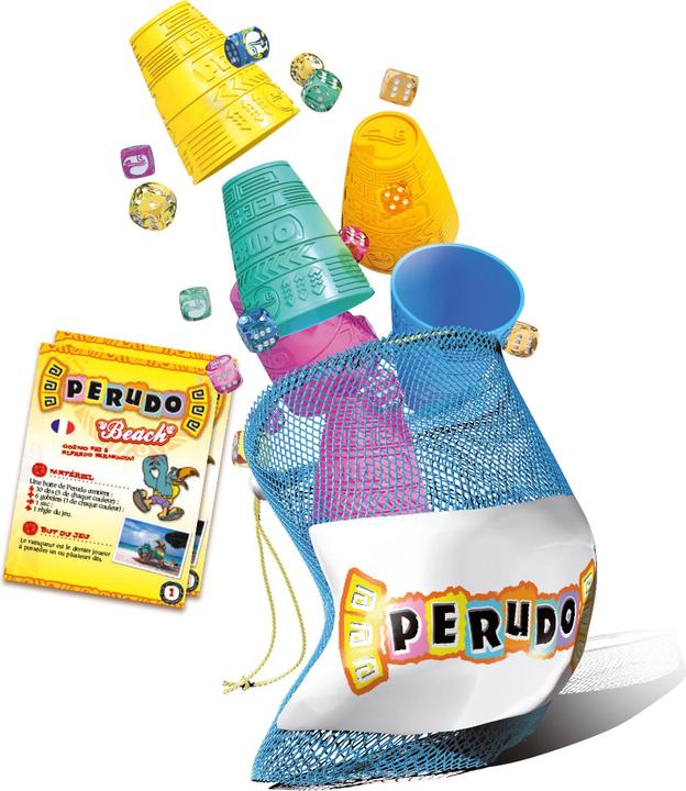 Actual product image Asmodée Perudo Beach Dobbelspel (Multilingual)