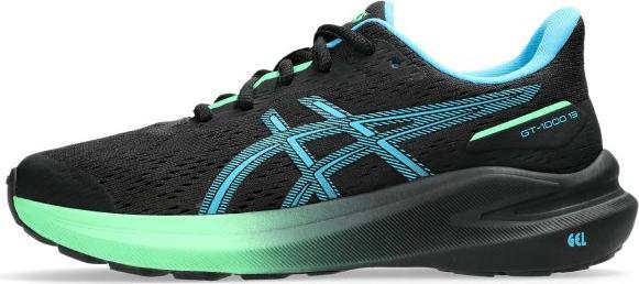 Produktbild ASICS Performance GT-1000 13 GS Kids BLACK/DIGITAL AQUA (32.5)