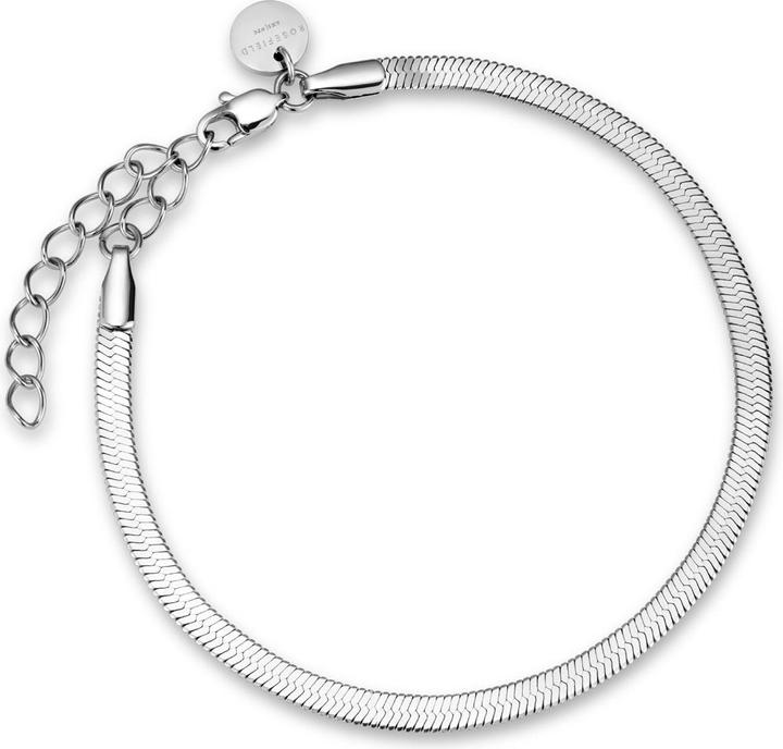Rosefield Essentials Armband (19.50 cm, Rhodium platzierter Edelstahl 316L)