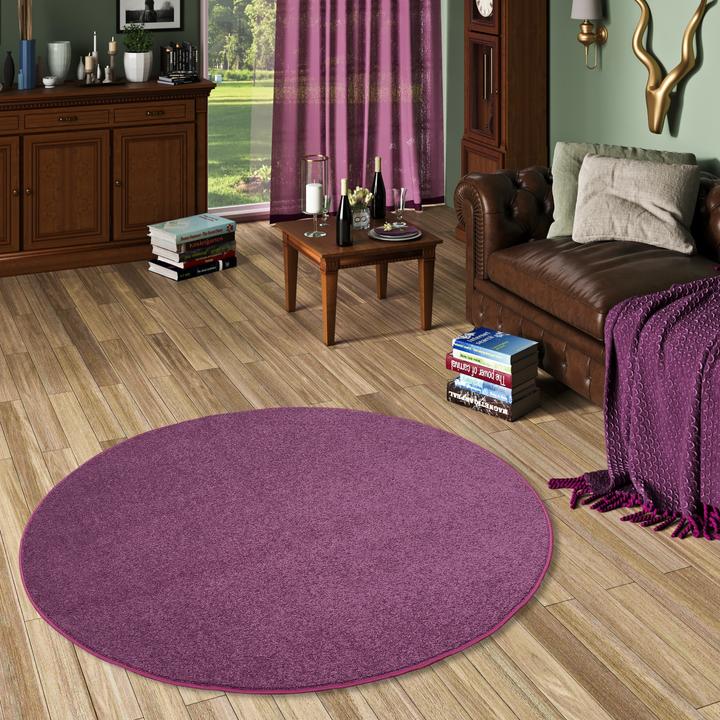 Actual product image Snapstyle High Pile Velour Carpet Luna Round (Ø 200 cm)