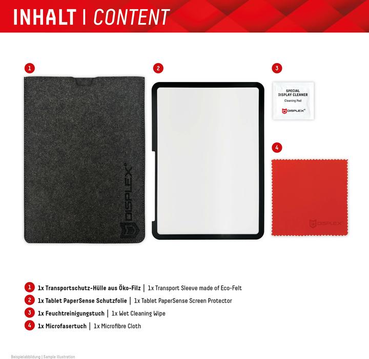 Actual product image Displex Tablet Papersense, Tablet Paper Feeling Schutzfolie (1 Piece, iPad Pro 11 2024 (M4))