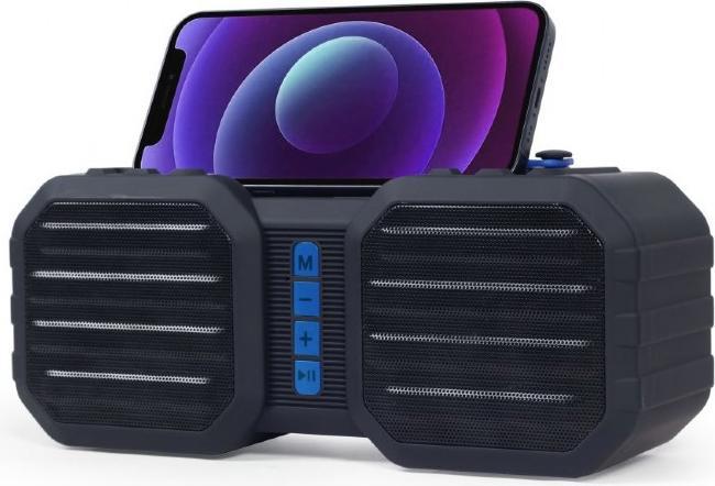 Produktbild Gembird Portable Speaker||Black / Blue|Portable|1xAudio-In|1xMicroSD Card Slot|Bluetooth|SPK-BT-19 (4 h, Netzbetrieb)