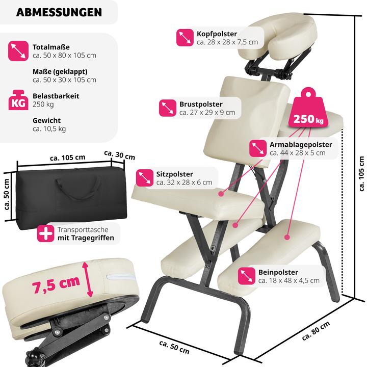 Produktbild tectake Massagestuhl