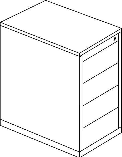 Actual product image Mauser drawer containers (41.5 x 80 x 72 cm)