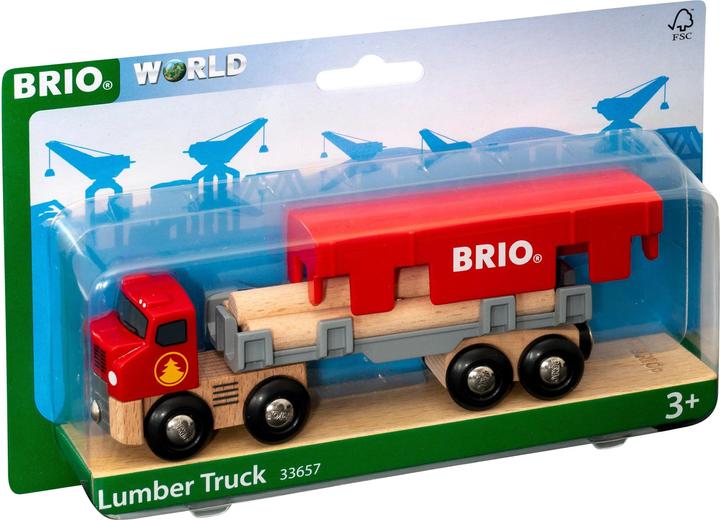 Actual product image Brio Wood transporter with magnetic charge
