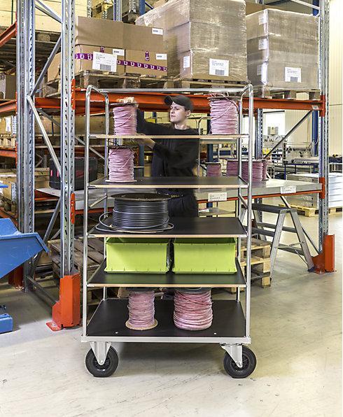 Immagine prodotto Kongamek Carrello a piattaforma Carrello a ripiani (500 kg)
