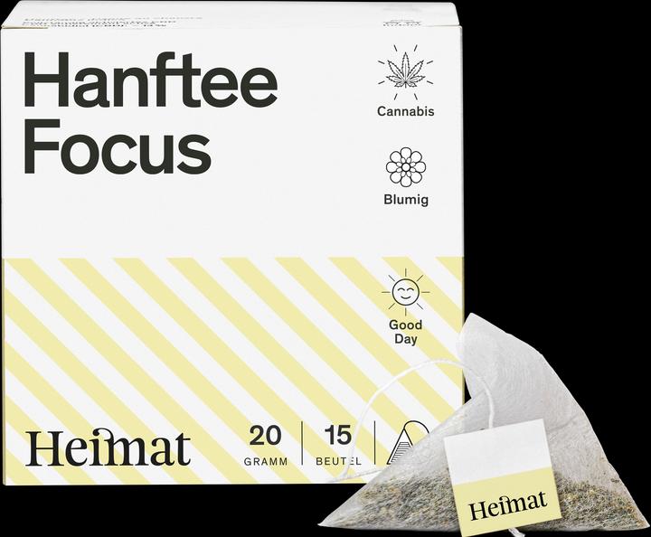 Heimat Hanftee Focus (Good Day) (20 g)