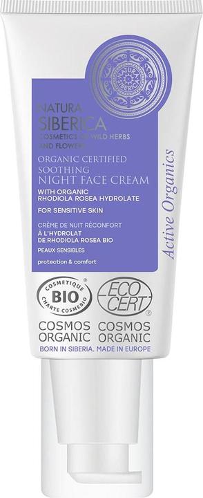 Immagine prodotto Natura Siberica Crema viso lenitiva da notte per pelli sensibili certificata biologica, 50 ml (50 ml)