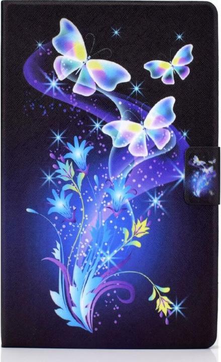 Cover-Discount Galaxy Tab A9+ - Cover protettiva farfalla viola (Galaxy Tab A9+)