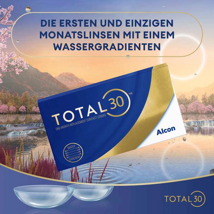 Produktbild Total 30 sphärisch (6 Stück, Monatslinse, Sphärisch)