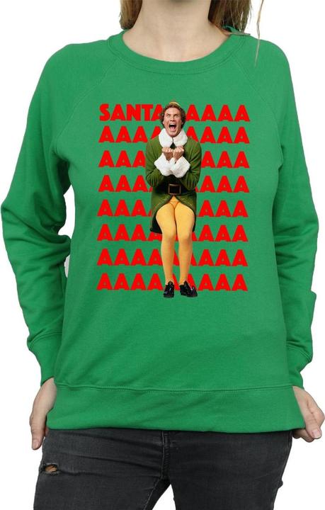 Immagine prodotto Elf Buddy Santa Scream Felpa Donna (XL)