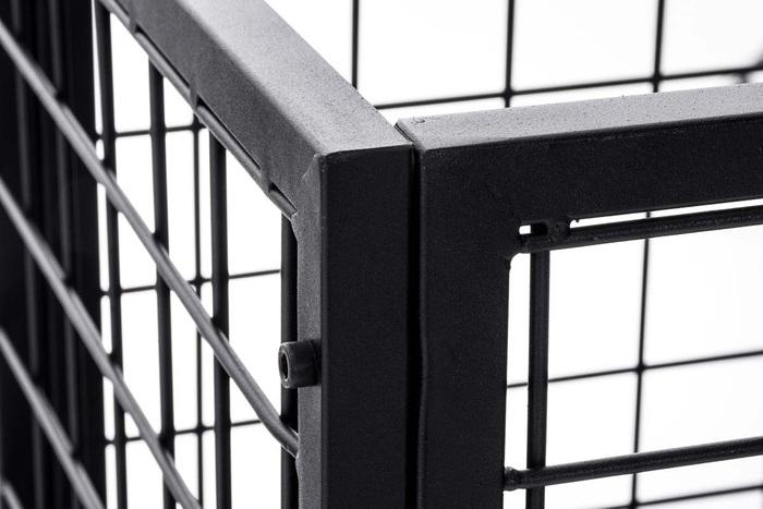 Actual product image CLP Firewood Rack Forrest 40x40x120, black (40 x 40 x 120 cm)