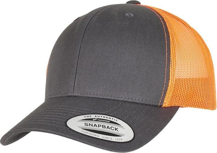 Charcoal, Neon orange