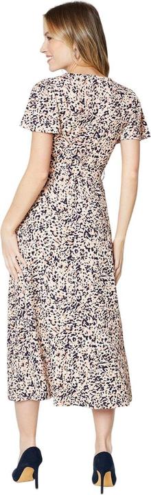 Image du produit Dorothy Perkins Womens/Ladies Abstract Wrap Flutter Midi Dress (36 D)