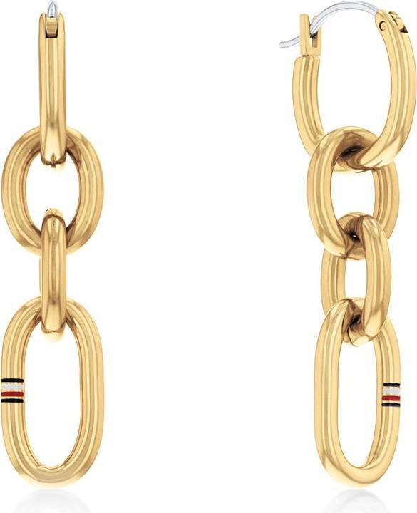 Immagine prodotto Tommy Hilfiger Orecchini a catena con maglie a contrasto (Acciaio inossidabile)