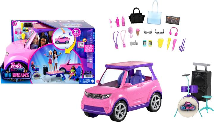 Actual product image Barbie Big City Big Dreams SUV