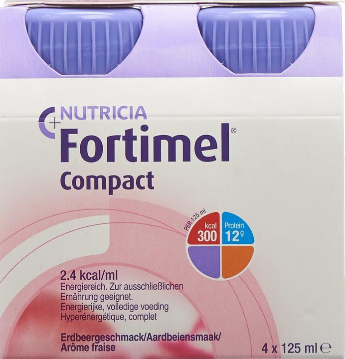 Produktbild Fortimel Compact 2.4 Erdbeere (Erdbeere, 4 x)