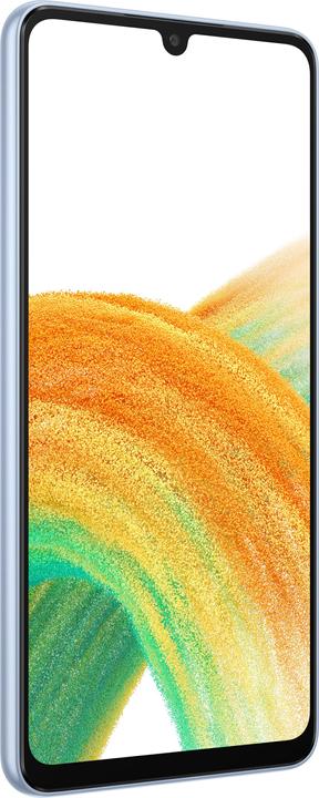 Actual product image Samsung Galaxy A33 5G (128 GB, Awesome Blue, 6.40", Dual SIM, 48 Mpx, 5G)