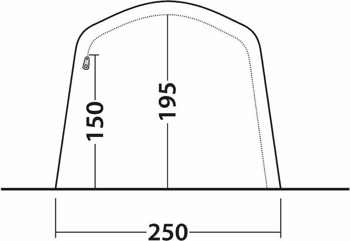 Image du produit Outwell Lindale 3PA (Tente tunnel, 16.40 kg, 3 personnes)
