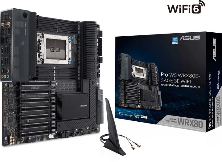 Produktbild ASUS Pro Ws Wrx80e-Sage Se Wifi (sWRX8, AMD WRX80, E-ATX)