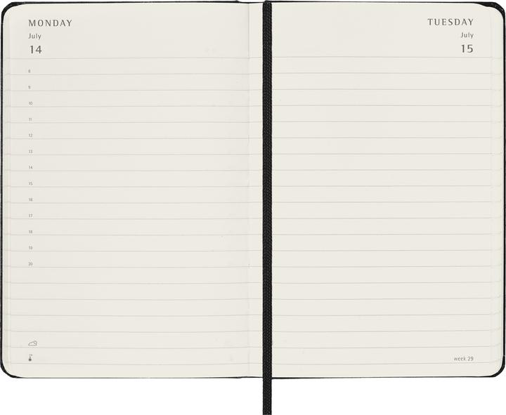 Produktbild Moleskine Tageskalender (A6, Pocket, Englisch)
