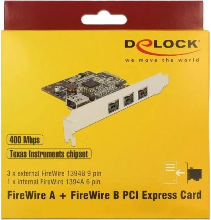 Actual product image Delock 89864 PCI Express card FireWire B