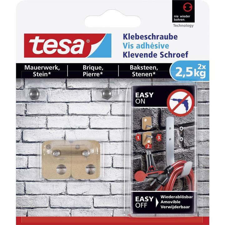 Productafbeelding tesa Rechthoekige zelfklevende schroef