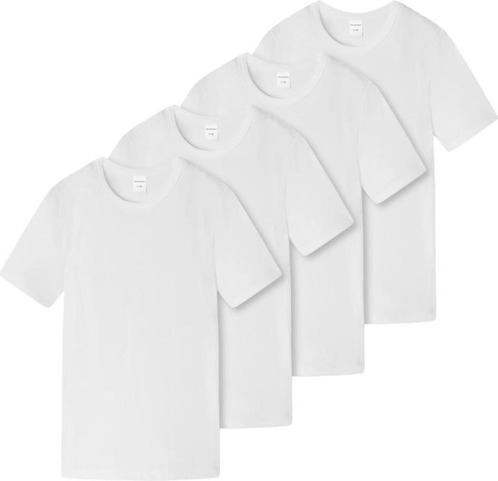 Schiesser 4er Pack Teens Boys - 95/5 Organic Cotton T-Shirt / Unterhemd