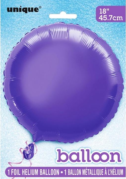 Actual product image Unique Party Round Foil Balloon 5Pack