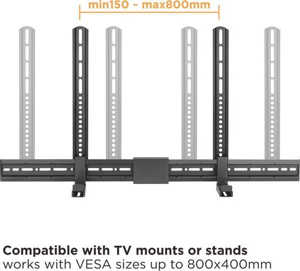 Produktbild equip Wandhalterung für Audio/Video Geräte sw (1 Stk., Wandmontage)