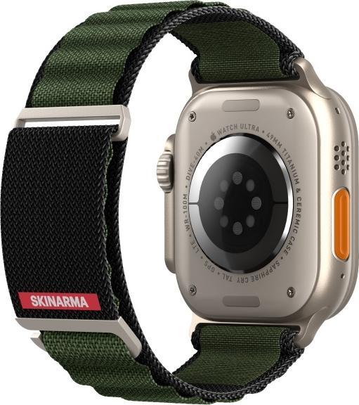 Actual product image Skinarma Band Kobu Apple Watch Ultra 49/45/44mm olive