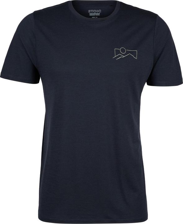 Produktbild Stoic Merino155 LaholmSt. Print T-Shirt Mountain (5XL)