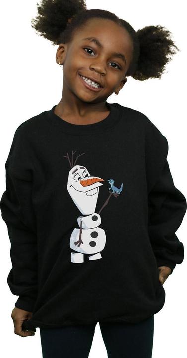 Produktbild Disney Frozen 2 Olaf And Salamander Sweatshirt Mädchen (140, 146)