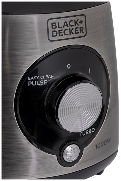 Image du produit Black & Decker BXJB1000E Mixeur sur socle, 1000, plastique, 1,5 litre (1000 W)