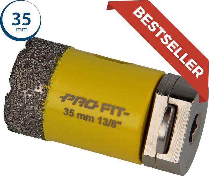 Image du produit Pro-Fit Profit Scie cloche diamantée 35 mm Profondeur de perçage 40 mm (3.5 centimètres)