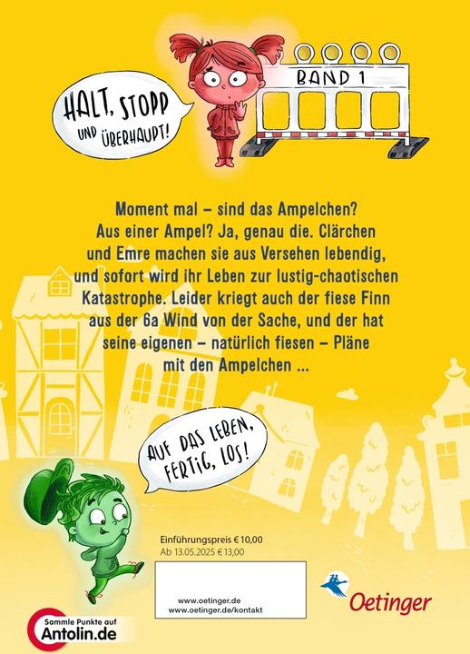 Actual product image Die Ampelchen 1. Aus den Ampeln, fertig, los! (German, Anna Boehm, Sandy Thissen, 2025)
